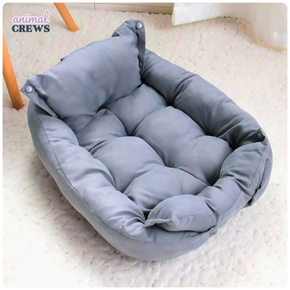 3-in-1 Haustierbett – Umwandelbar als Sofa, Matte & Nest