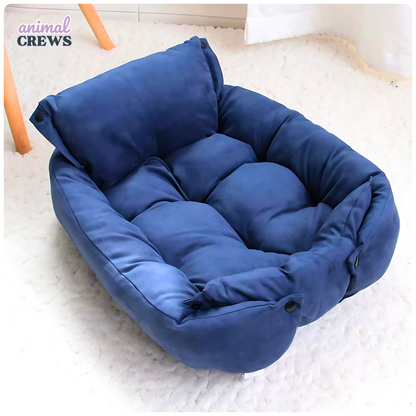 3-in-1 Haustierbett – Umwandelbar als Sofa, Matte & Nest