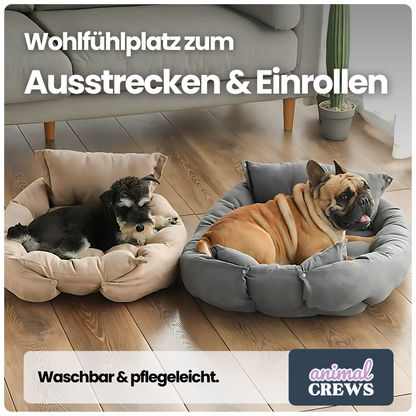 3-in-1 Haustierbett – Umwandelbar als Sofa, Matte & Nest